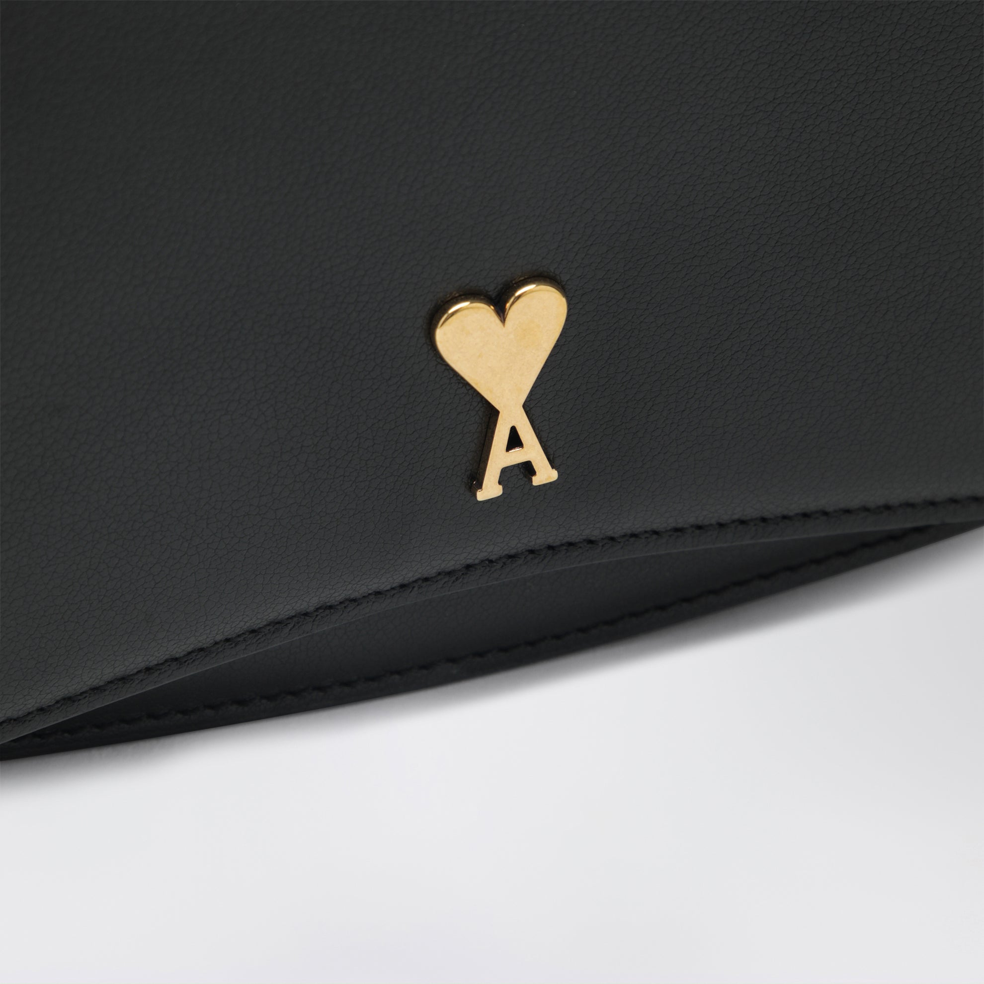 Sac Paris Paris en cuir de veau noir