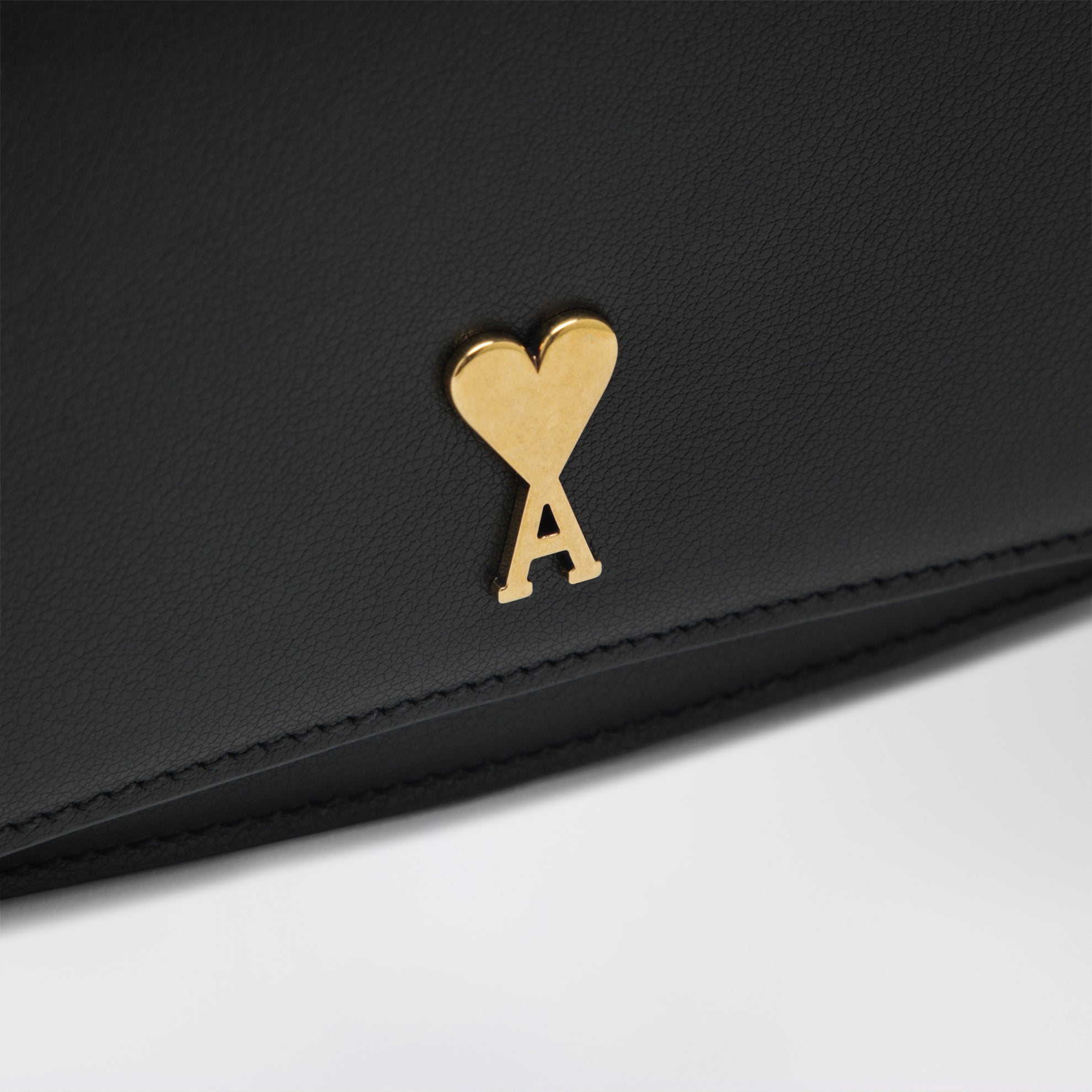 Paris Paris black leather shoulder bag