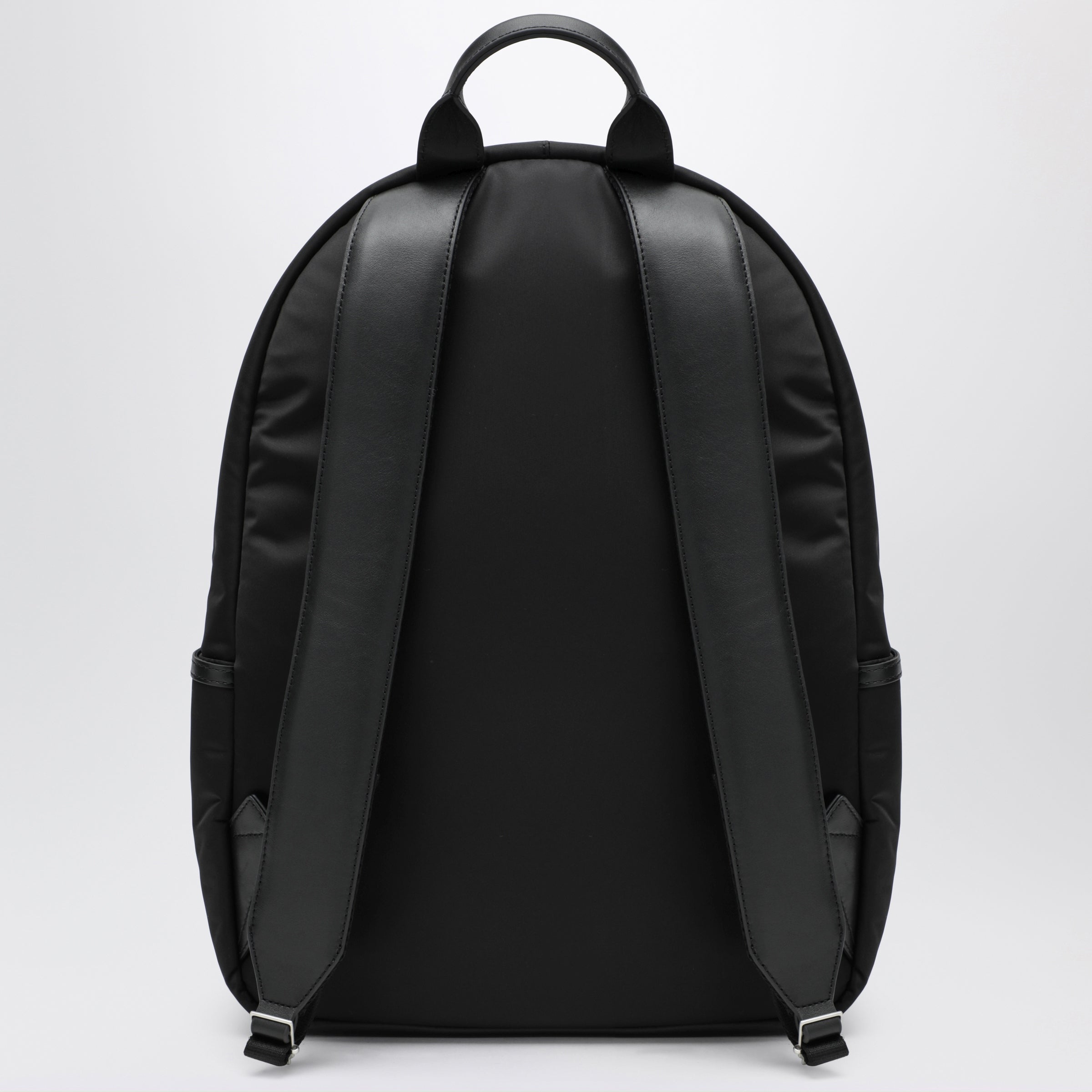 Ami Paris Black Ami de Coeur backpack in nylon | TheDoubleF