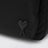 Schwarzer Ami de Coeur Rucksack aus Nylon