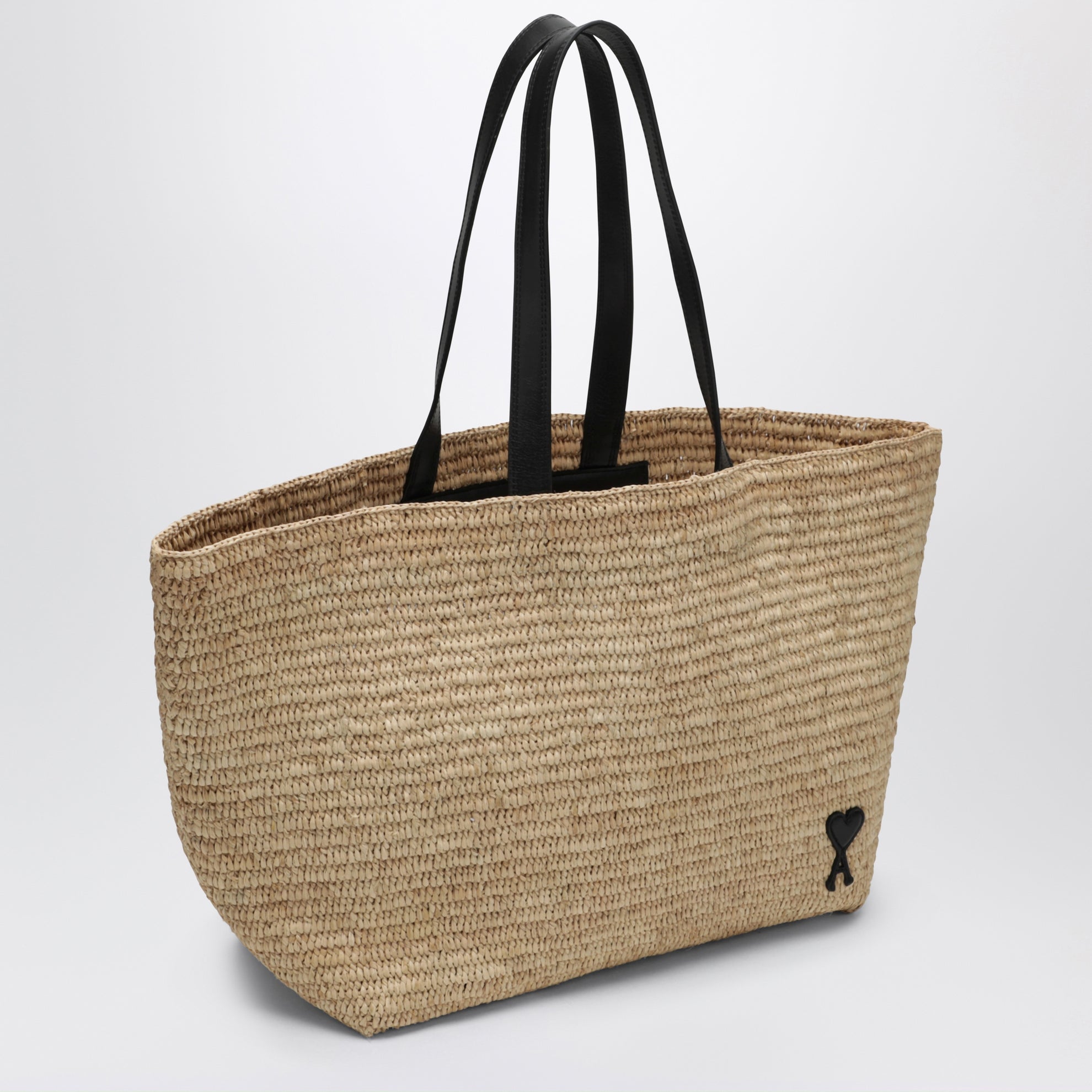 Sac cabas Ami de Coeur en raphia