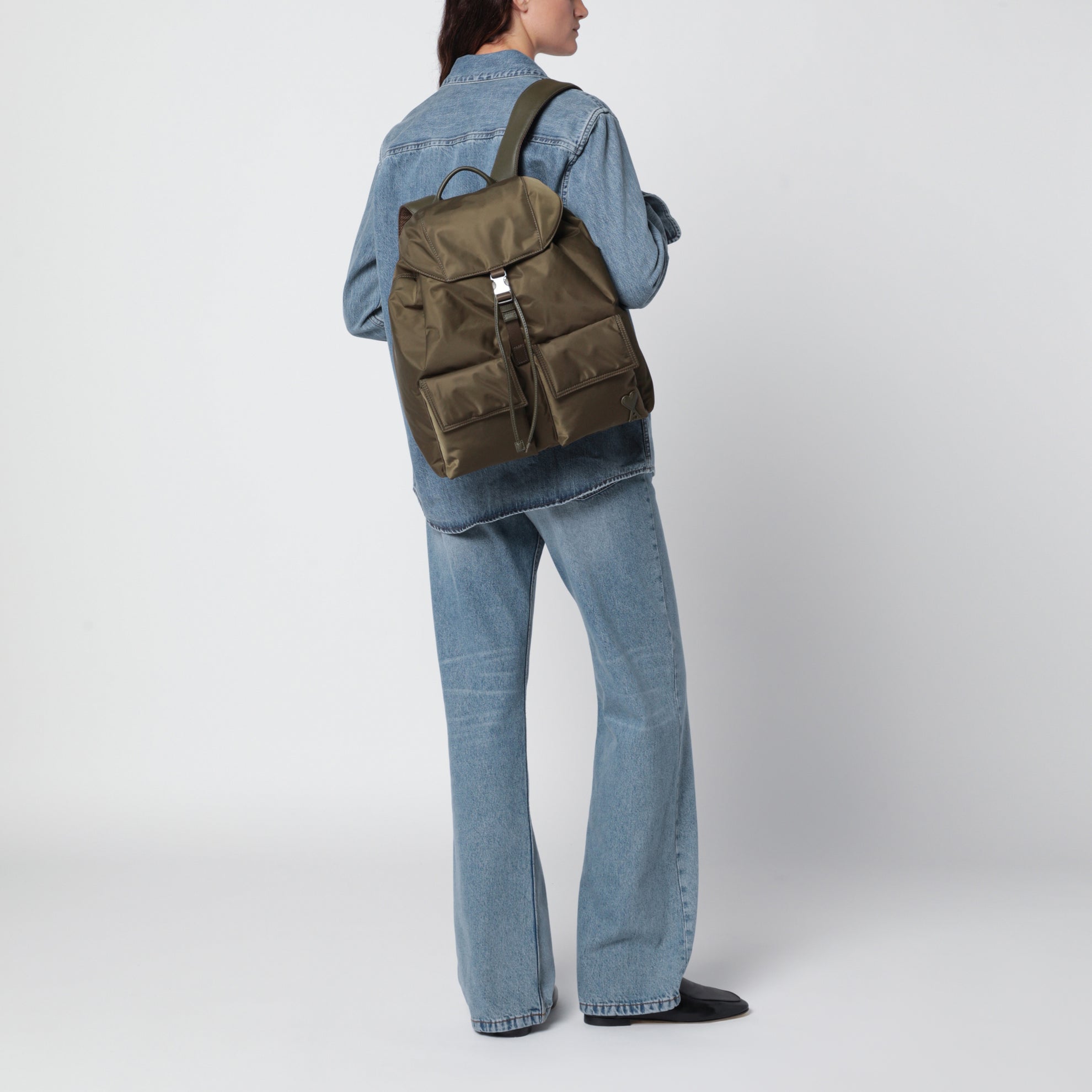 Sac à dos Marcel en nylon couleur truffe