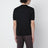 Black wool T-shirt with logo
