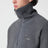 Slate grey polo sweater in wool and cashmere