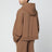 Brown hooded sweatshirt