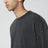 T-shirt boxy nera slavata