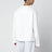 White long-sleeve top
