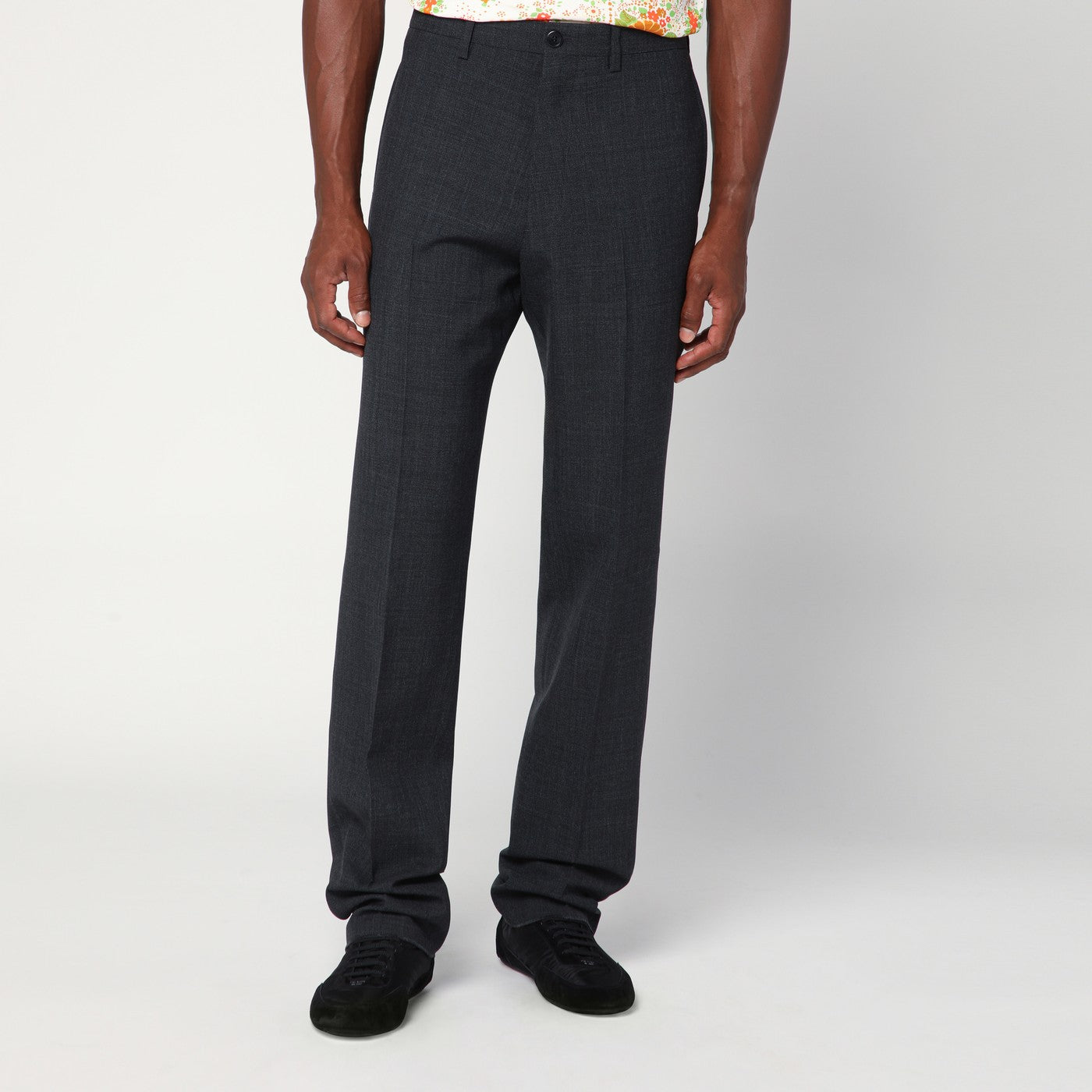 Anthrazitgraue Wollhose