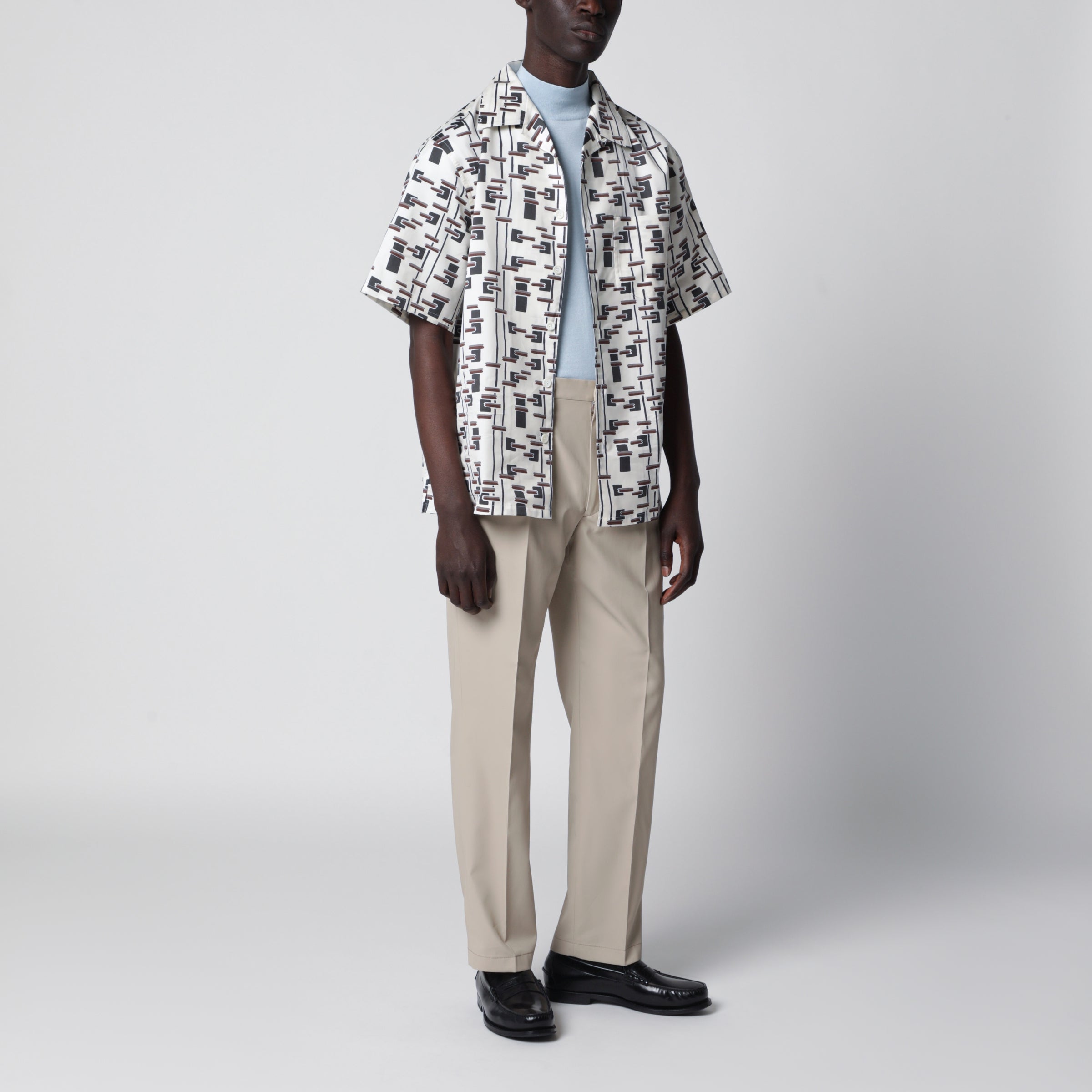 Prada Sand-colored cotton trousers | TheDoubleF