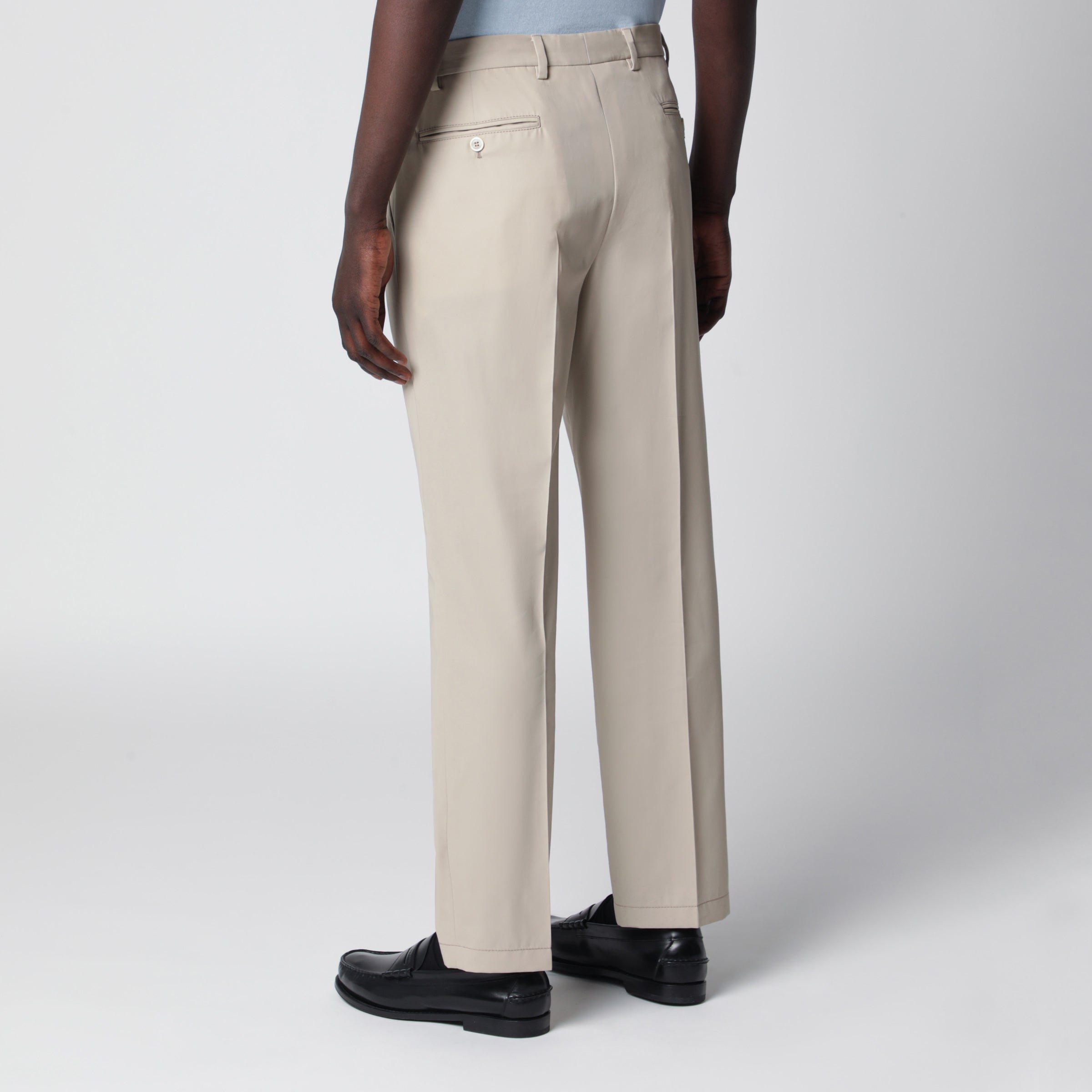 Prada Sand-colored cotton trousers | TheDoubleF