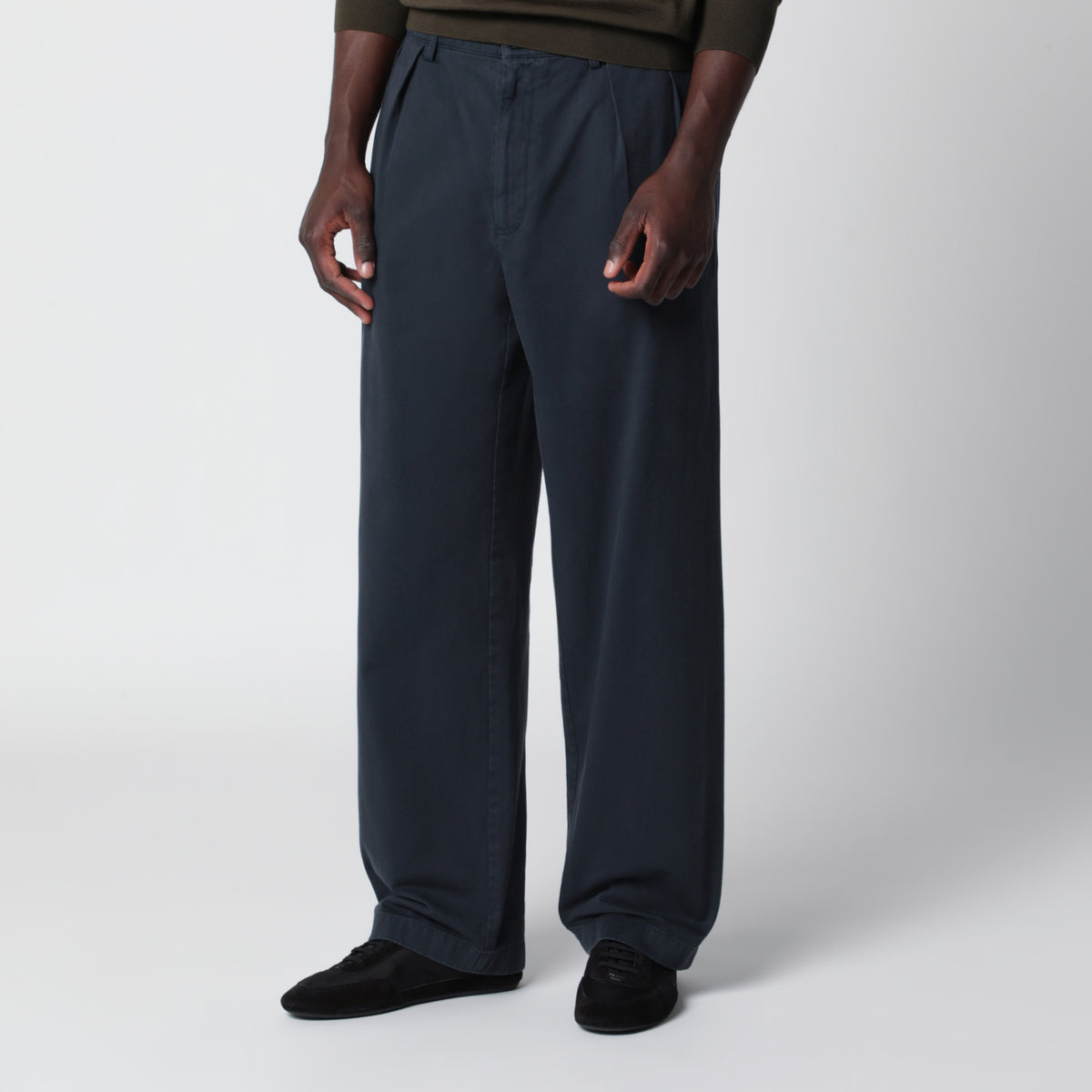 Prada Blue cotton trousers | TheDoubleF