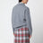 Grauer Ami de Coeur Polopullover aus Wolle