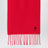 Roter Ami de Coeur Schal aus Wolle