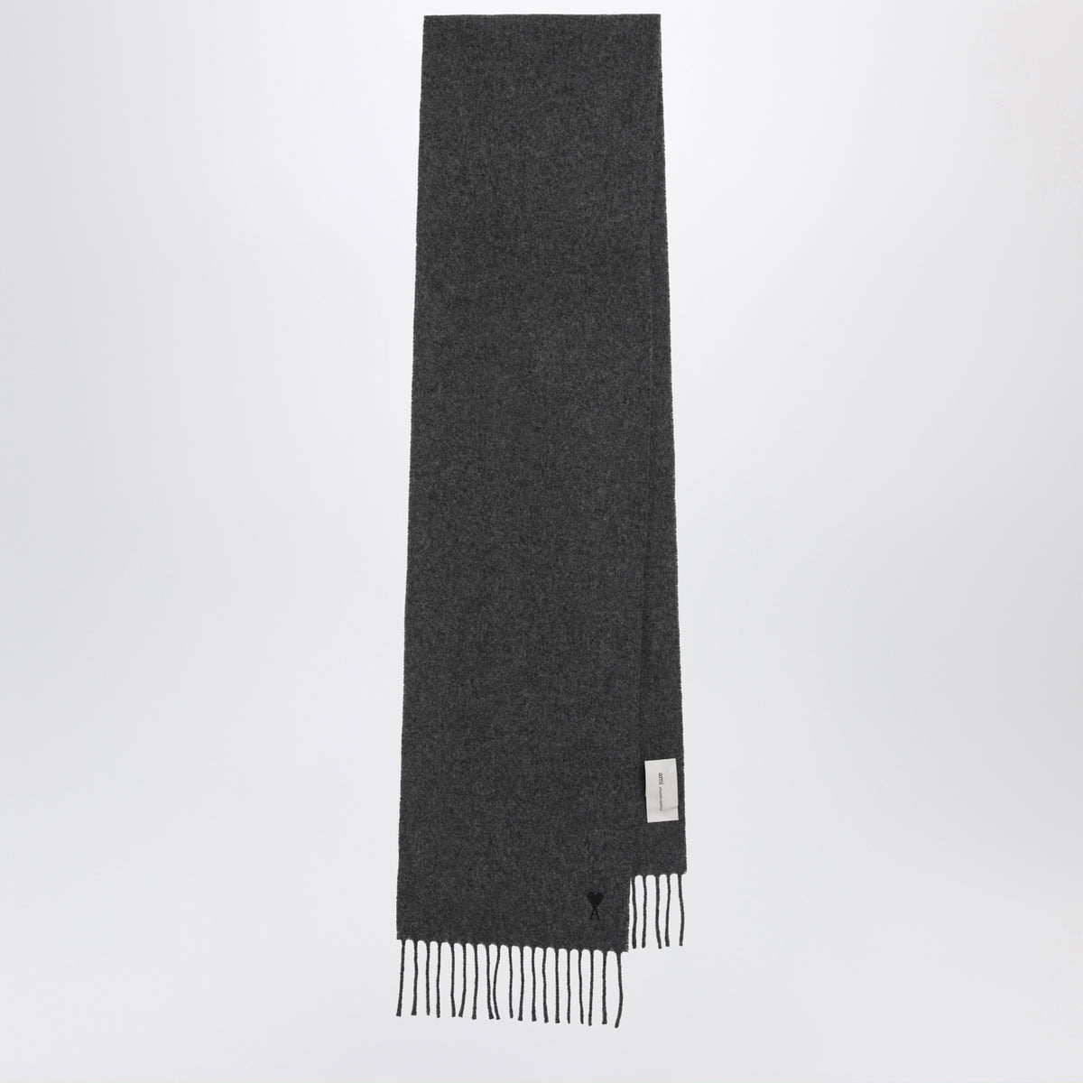Grey Ami de Coeur wool scarf