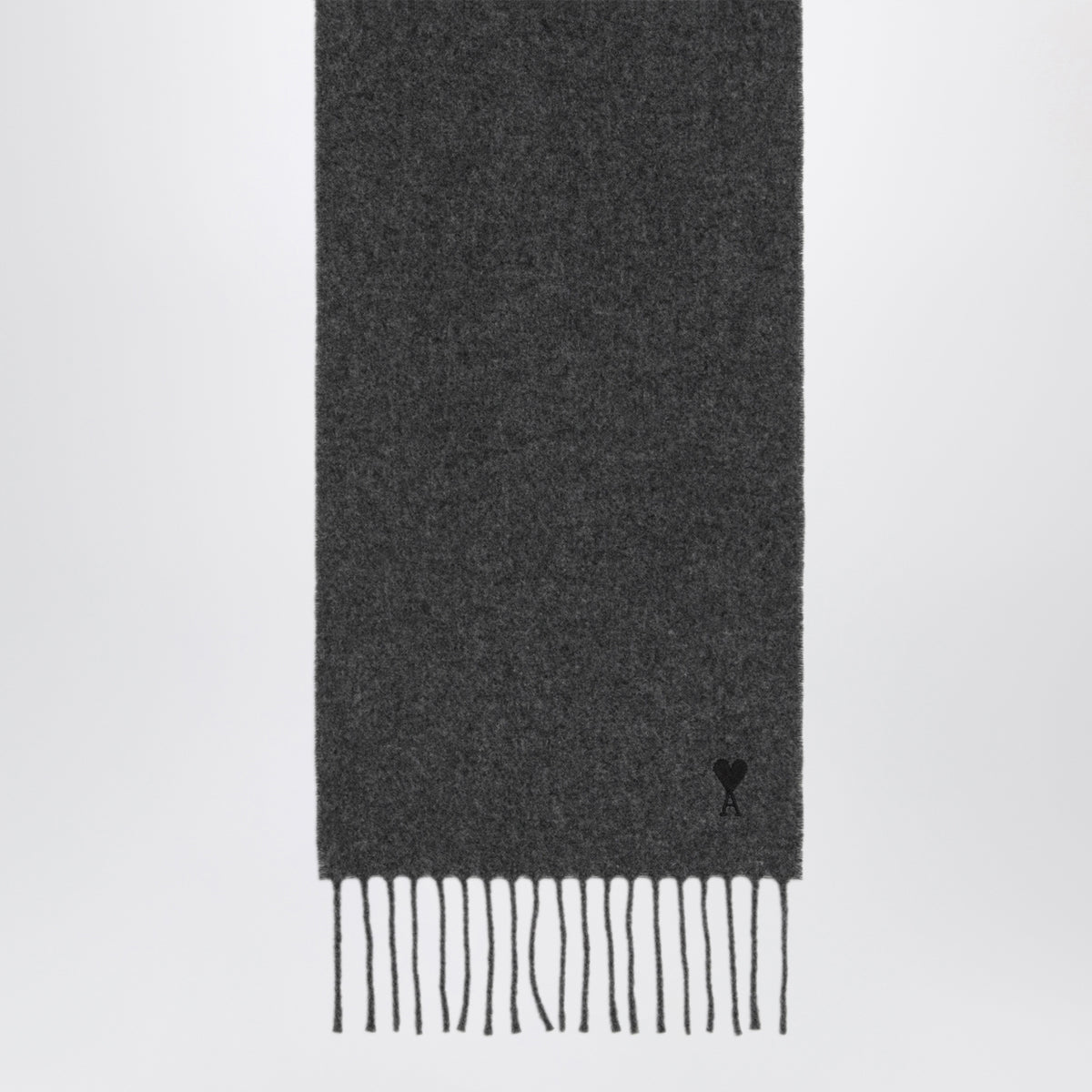 Grey Ami de Coeur wool scarf