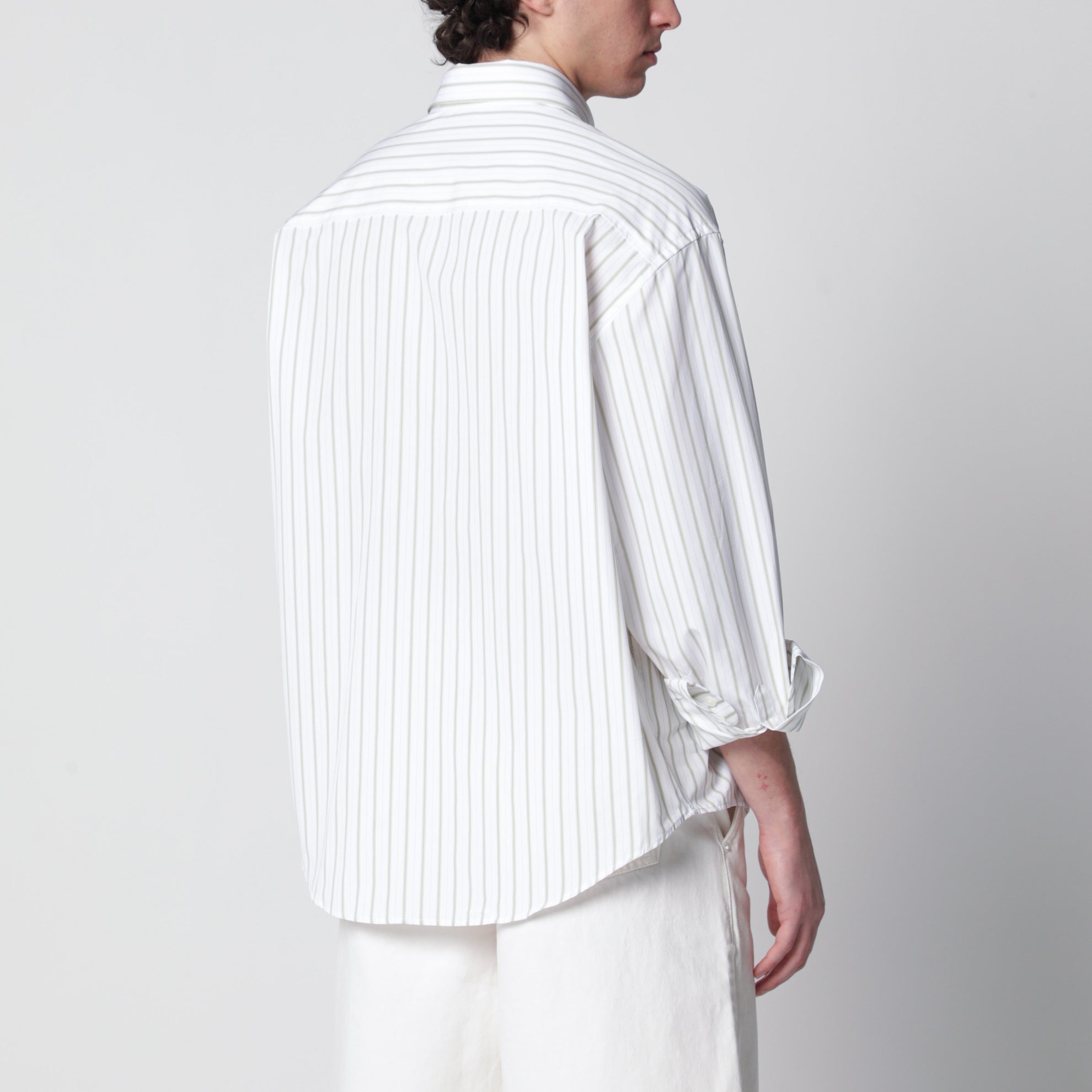 Camicia Ami de Coeur bianca a righe