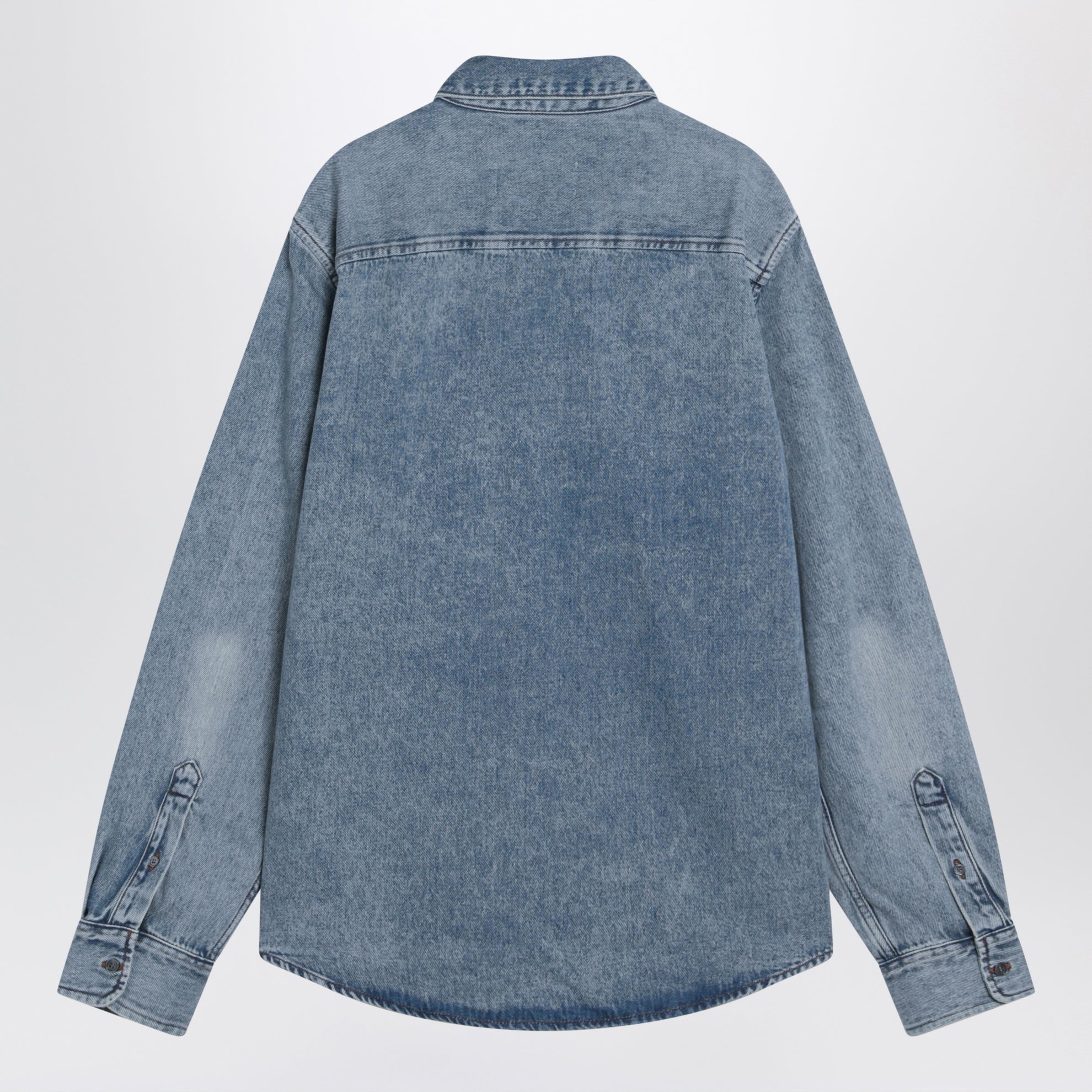 Ami De Coeur Hemd aus blauem Denim