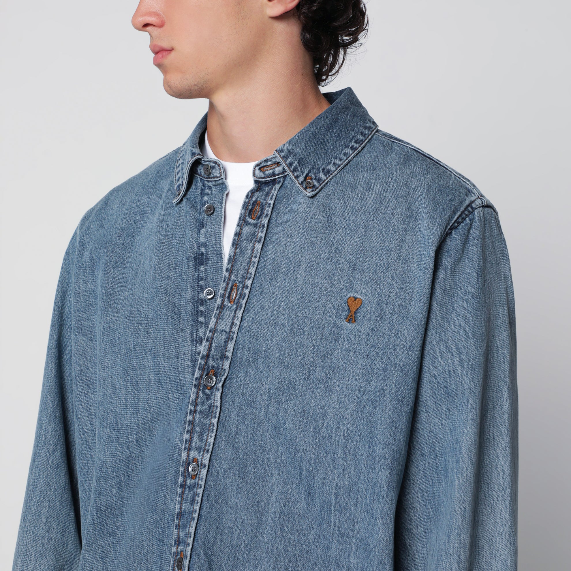 Camicia Ami De Coeur used blue in denim