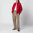 Camicia Ami de Cœur rosso rubino in cotone