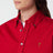 Camicia Ami de Cœur rosso rubino in cotone