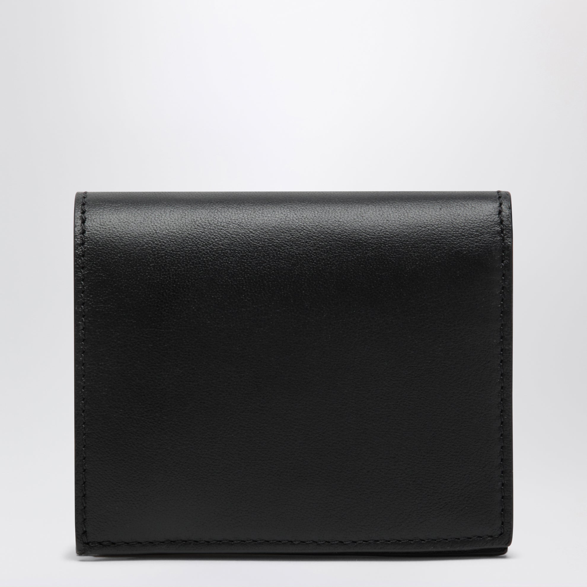 Portafoglio bifold Ami De Coeur in pelle bovina nera