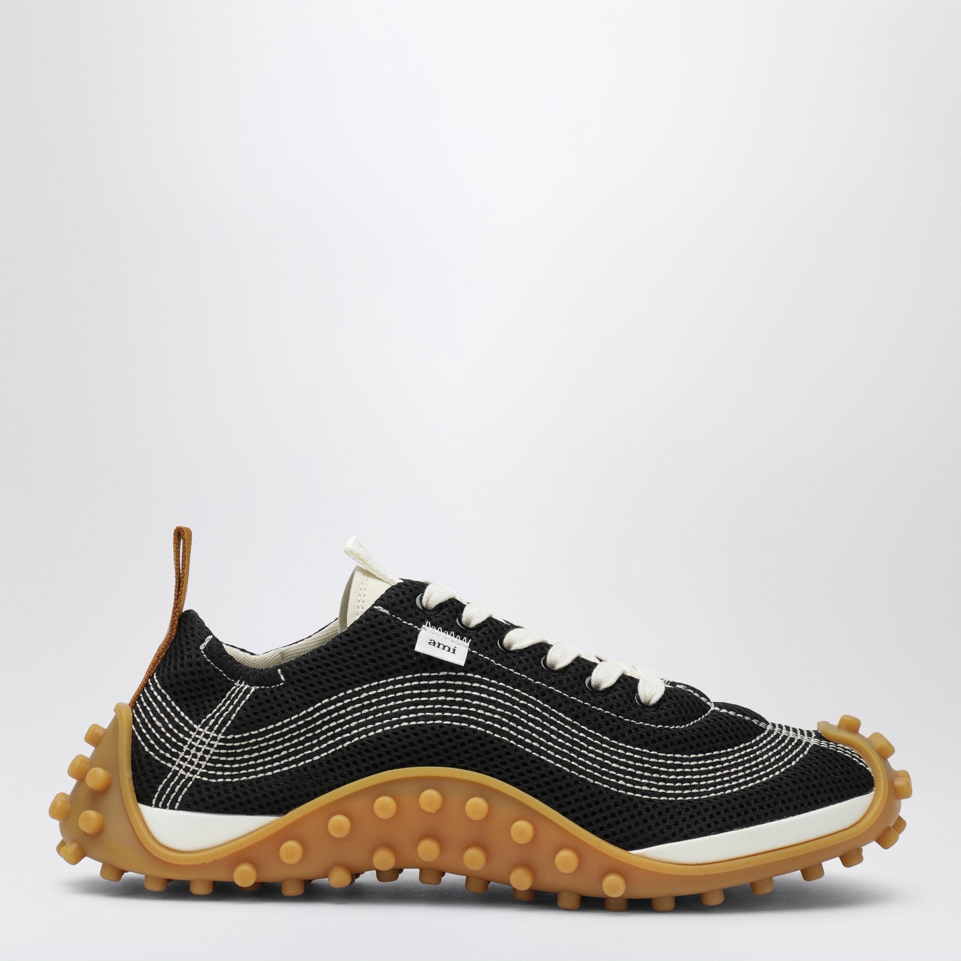 Black/ivory mesh Mirage trainers