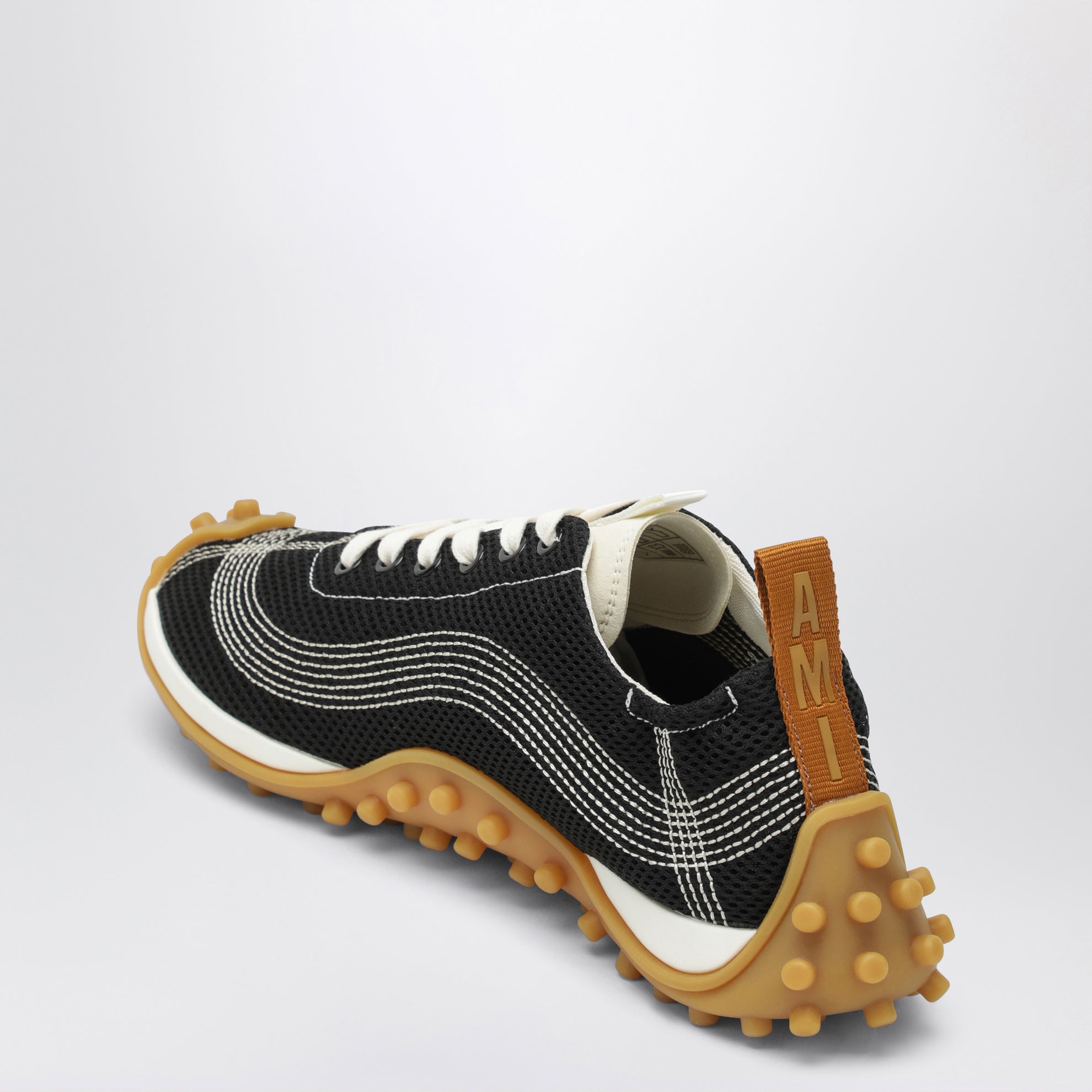 Black/ivory mesh Mirage trainers
