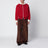 Sweat-shirt Ami de Coeur rouge rubis/ivoire