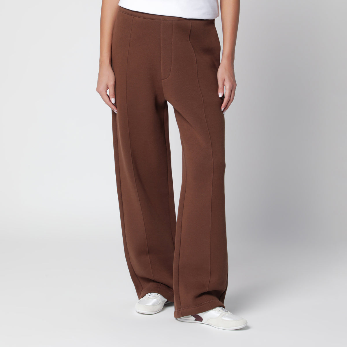 Pantaloni jogging Ami de Coeur marroni