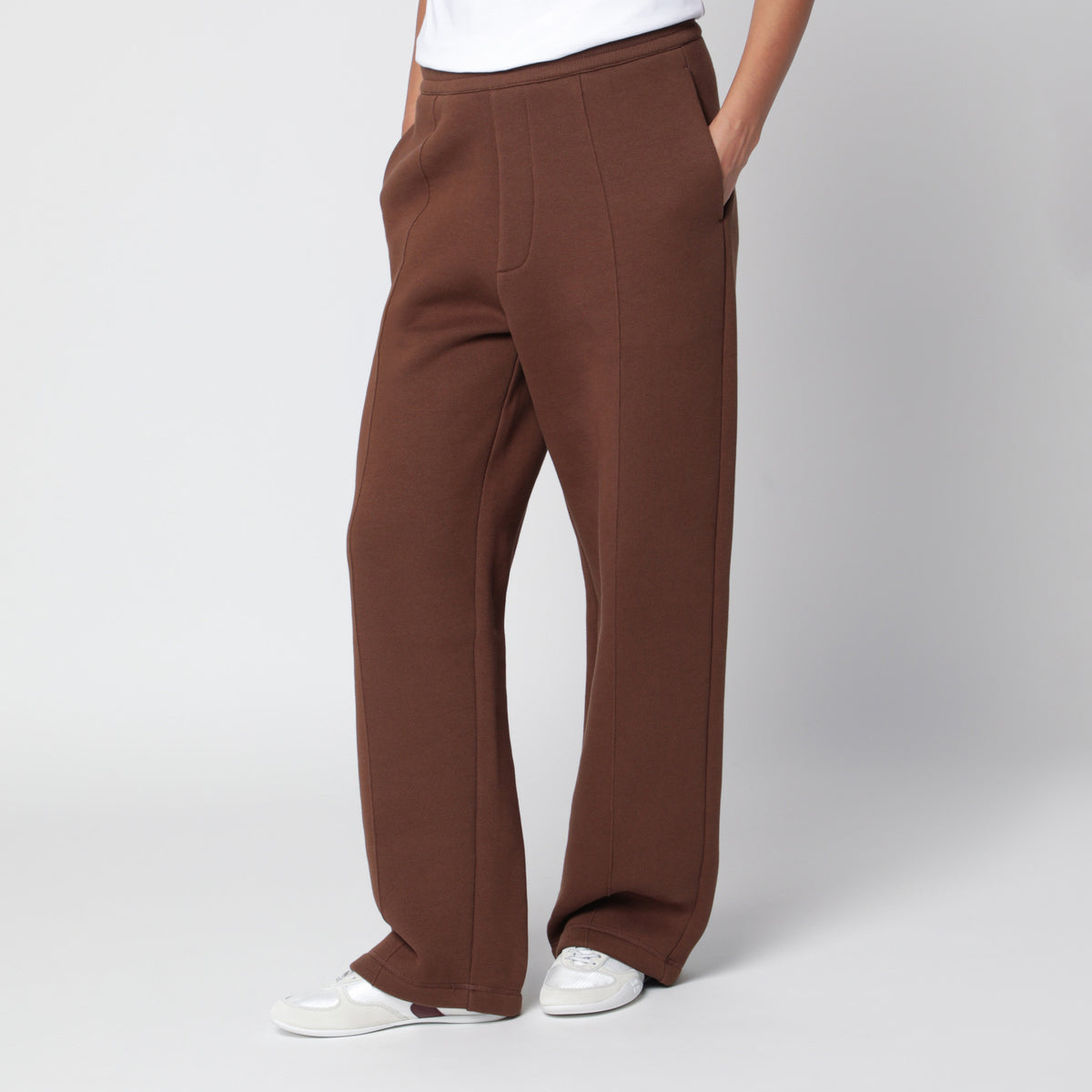 Pantaloni jogging Ami de Coeur marroni
