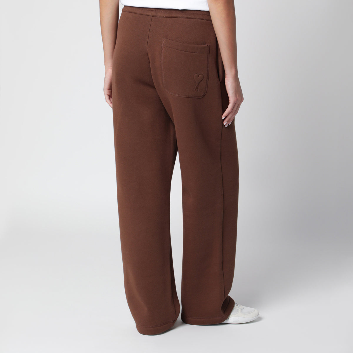 Pantaloni jogging Ami de Coeur marroni