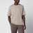 T-shirt Ami de Coeur beige taupe in cotone