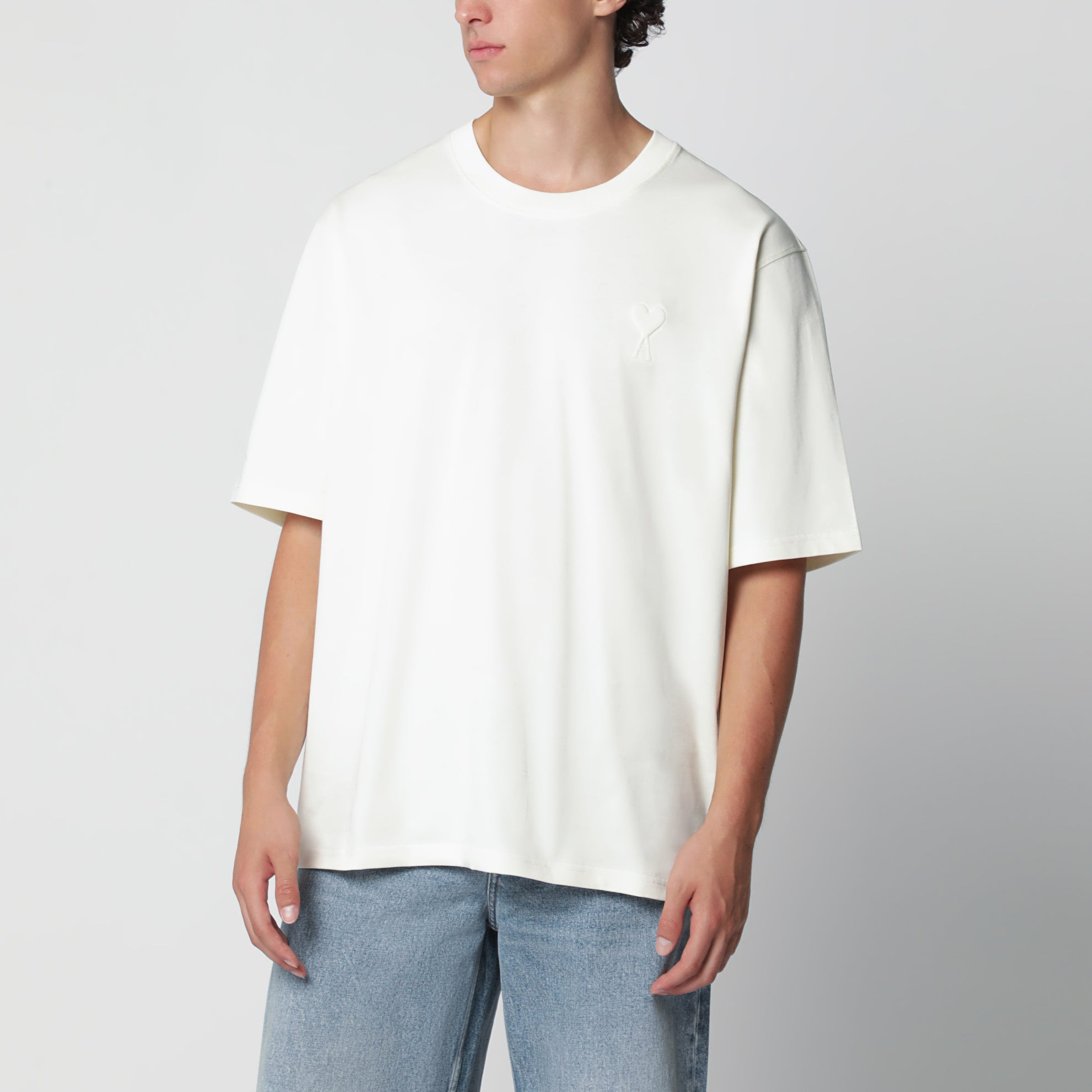 T-shirt Ami De Coeur avorio