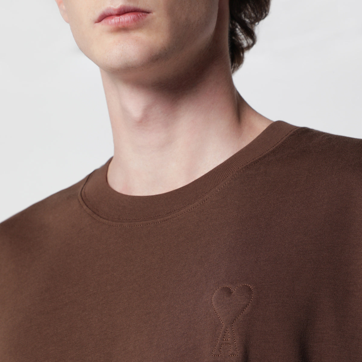 T-shirt Ami De Coeur marron chocolat