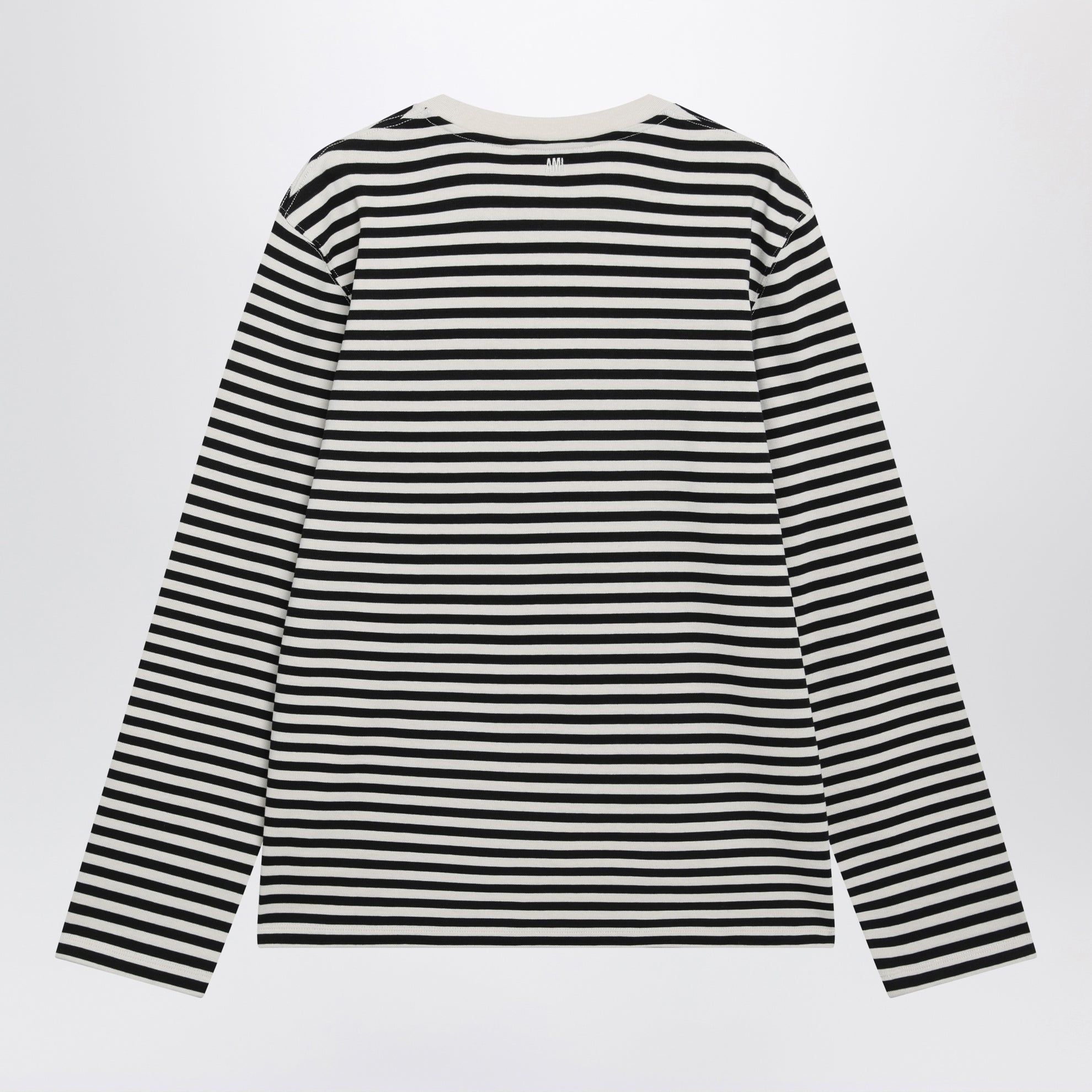 Pull Ami de Coeur blanc/ivoire à rayures en coton