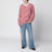 Red / Ivory striped Ami De Coeur long-sleeved T-shirt