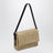 Borsa a spalla in rafia e pelle