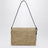 Borsa a spalla in rafia e pelle