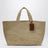 Large raffia tote bag