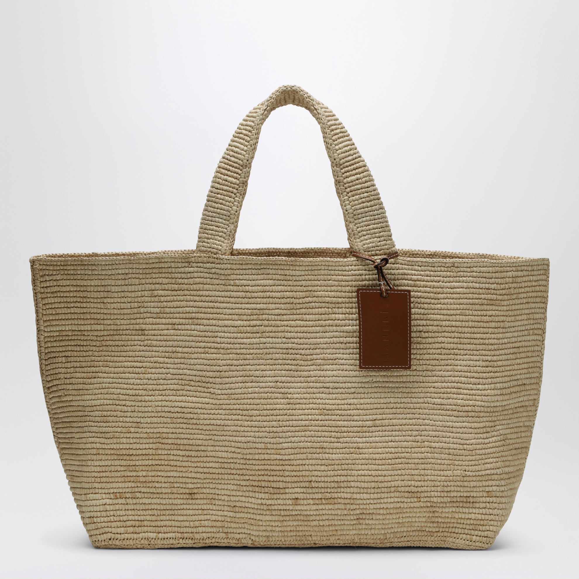 Große Tote-Bag aus Raffia