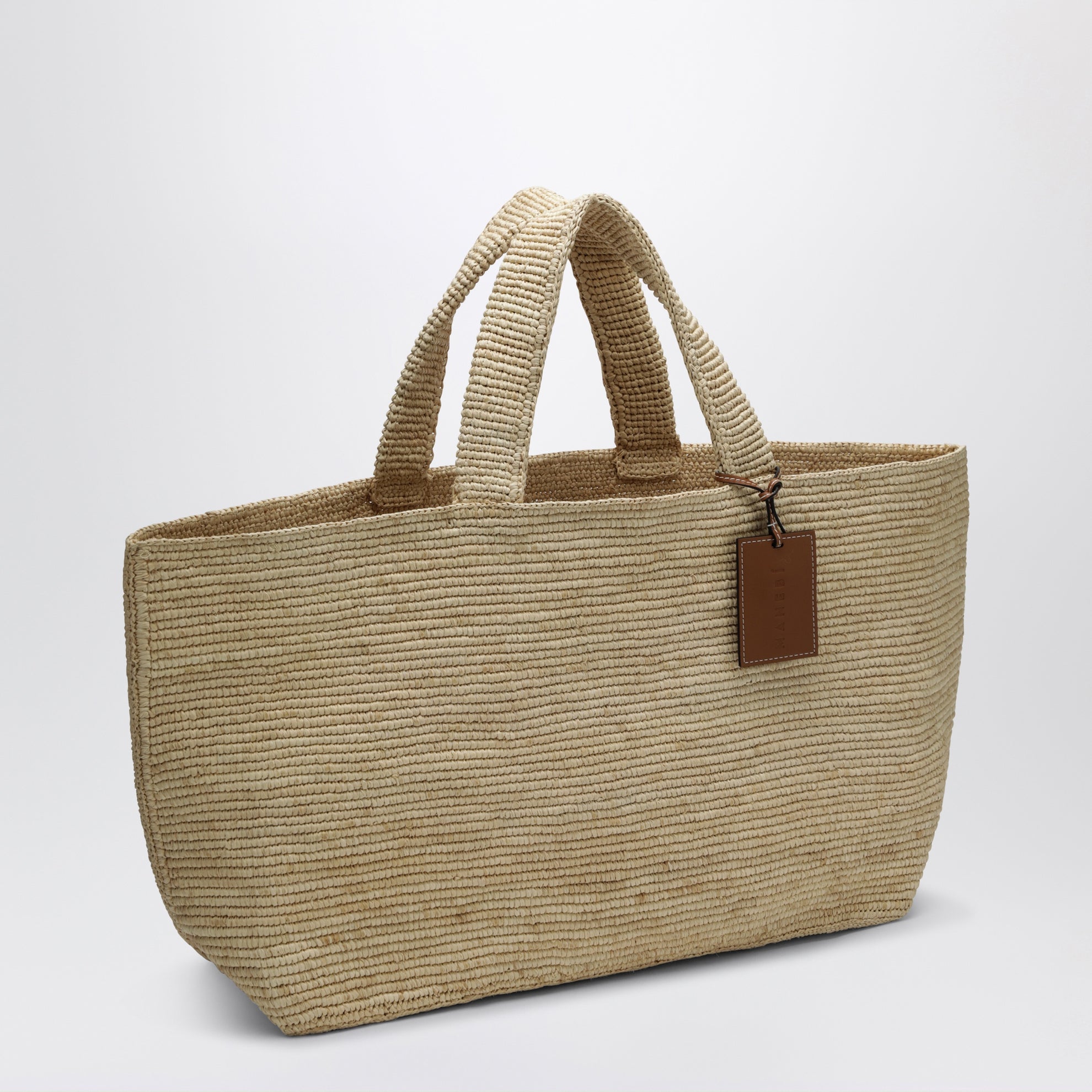 Große Tote-Bag aus Raffia