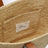 Borsa a spalla in rafia e pelle