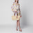 Raffia and leather shoulder bag