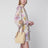 Beige raffia tote bag