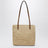 Beige raffia tote bag