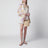 Raffia and leather crossbody bag