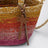 Mini Sunset Glow Panier bag in raffia