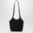 Petit cabas Cami noir en velours