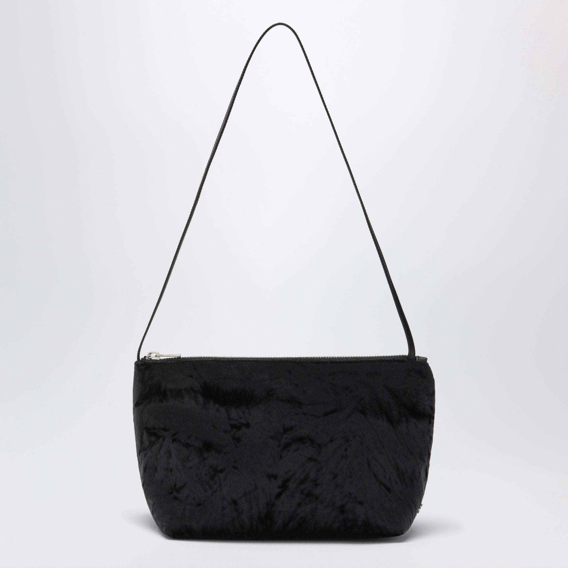Corset black pouch in velvet
