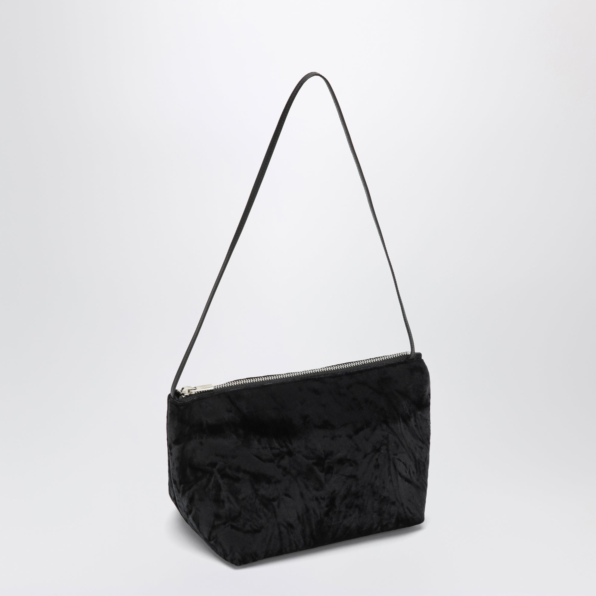 Corset black pouch in velvet